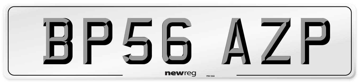 BP56 AZP Number Plate from New Reg